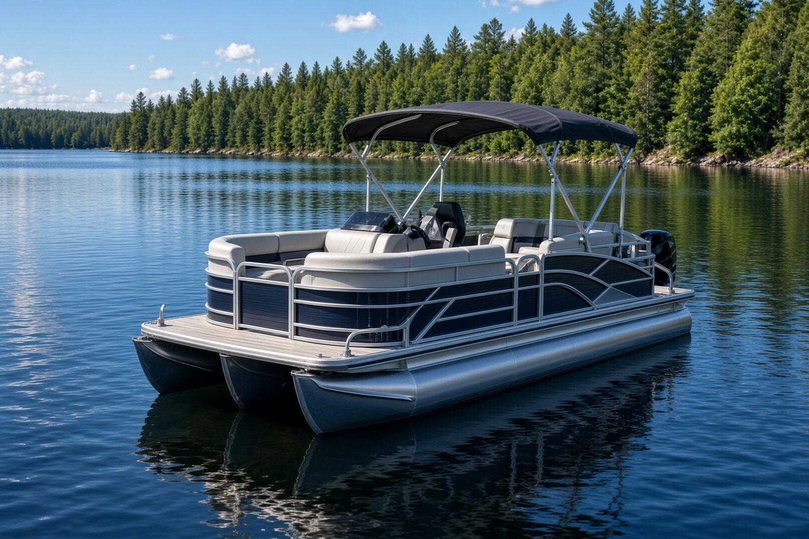 2021 Grand Island Tahoe 2480 Fish & Ski Tritoon Pontoon